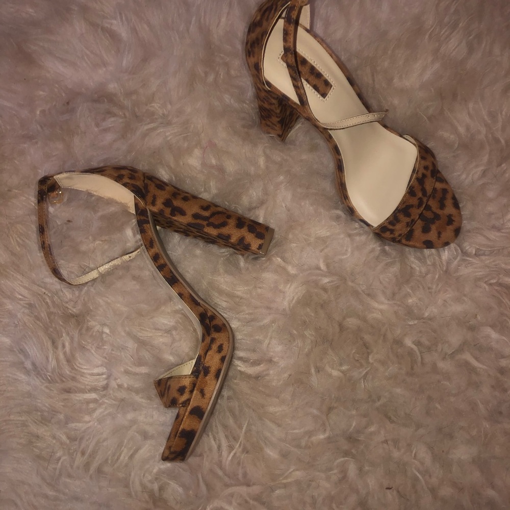 Cheetah Print Heels